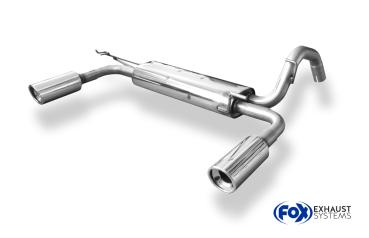 Endschalldämpfer quer Ausgang rechts/links - 1x90 Typ 17 rechts/links passend für: Toyota Yaris Yaris XP9 ab 06 1,0l 1,3l 1,4l D